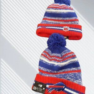 Buffalo Bills New Era Pom Knit Winter Hat Brand New With Tags